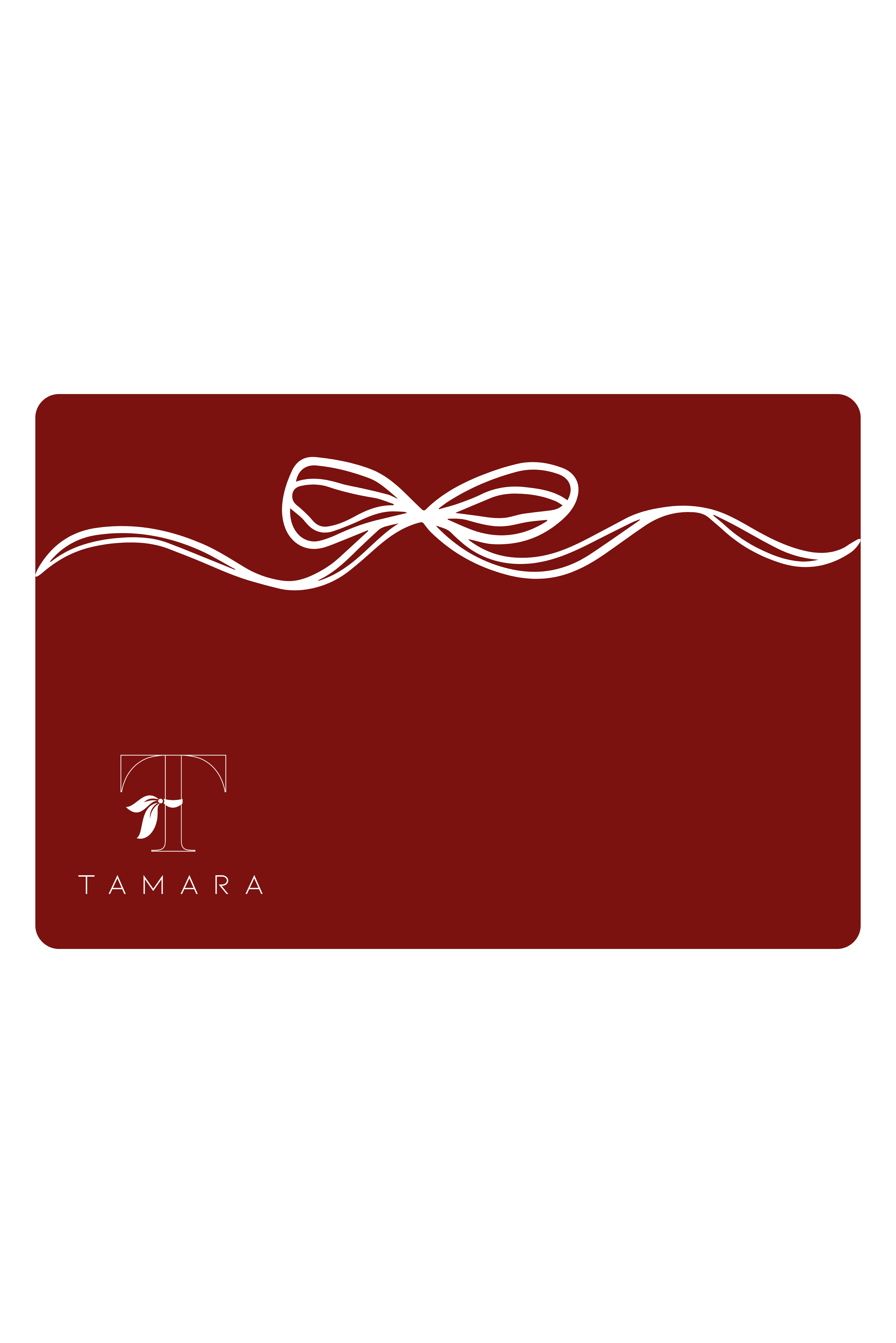 TAMARA digital gift card — the perfect gift for luxury silk scarf lovers.